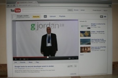 2Engineer Khattab  Omar  Abuisbae at "Google Convention of Year 2012 , Amman City, Jordan"  Photo.