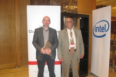 Engineer Khattab Omar Abuisbae to the right at “Oracle Cloud Convention of Year 2012, Amman City,2