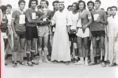 August, 1975, Kuwait Summer National Sports Clubs Road Bicycle Race, Championship Engineer Khattab Omar Abuisbae's Photo