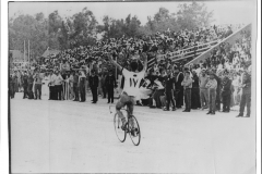 Final Finish Point of Kuwaiti Road Bicycle Race Championship, Friday 12th, March 1976, Alahmadi City, Engineer Khattab Omar Abuisbae's Photo