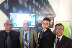 From Right to Left, Mr. Mohammad Sharif, Mr. Mohammad Ageil, Engineer Khattab and Mr. Ageil Baabud,President Director of PT